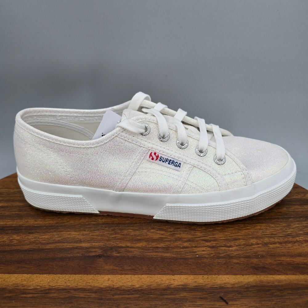 Superga Shoes Womens 7.5 Iridescent Shimmer 2750 Athletic Low Casual Sneakers